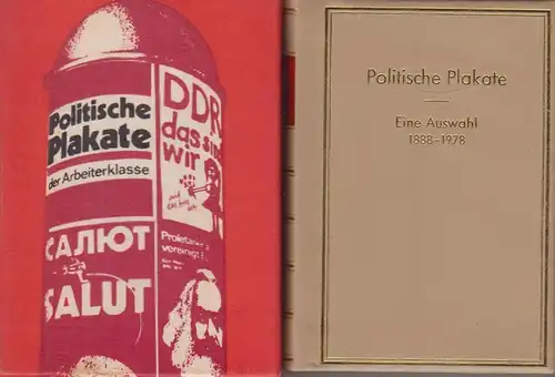 Buch: Politische Plakate, Seifert, Peter / Sommermeier J. u.a. 1979