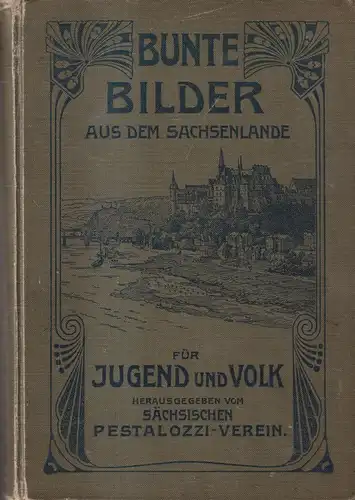 Buch: Bunte Bilder aus dem Sachsenlande. 1907, Sächsischer Pestalozzi-Verein