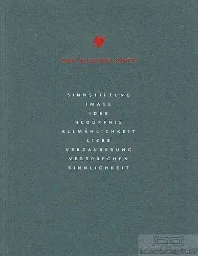Buch: Das Kleine Rote, Groothuis, Rainer, Groothuis, Lohfert, Consorten