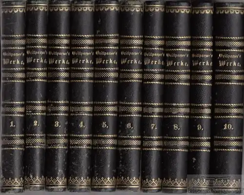 Buch: Grillparzer's Sämmtliche Werke (in 10 Bänden), Grillparzer, Franz. 1872