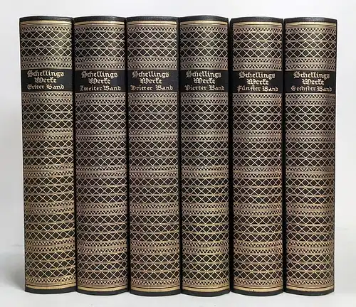 Buch: Schellings Werke, 6 Bände, Münchner Jubiläumsdruck, 1927, Beck, Oldenbourg