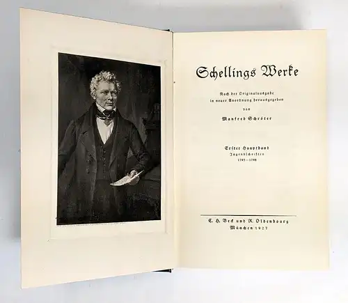 Buch: Schellings Werke, 6 Bände, Münchner Jubiläumsdruck, 1927, Beck, Oldenbourg