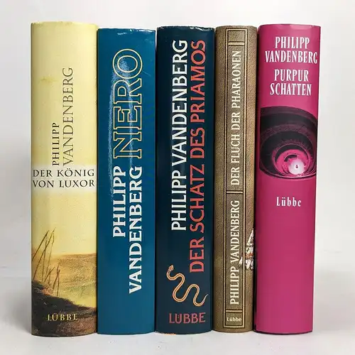 5 Bücher Philipp Vandenberg, 5 Bücher, Lübbe Verlag, gebraucht, gut, Bundle