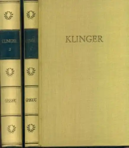 Buch: Klingers Werke in zwei Bänden, Klinger, Friedrich Maximilian. 2 Bände