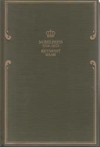 Buch: Nobelpreis für Literatur 1924 / 1925. 2 in 1 Bände, 1994, Coron Verlag