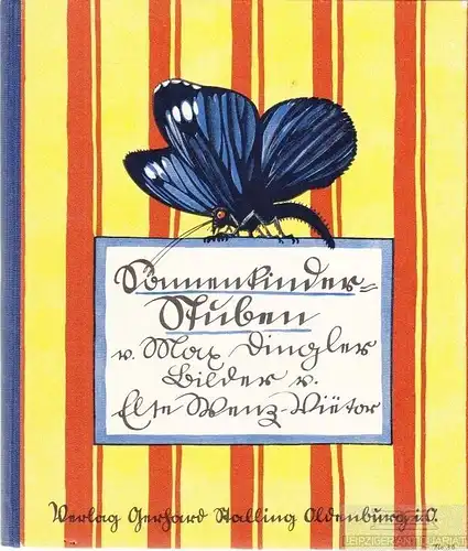 Buch: Sonnenkinderstuben, Dingler. Nürnberger Bilderbücher, 1925, gebrauch 32833
