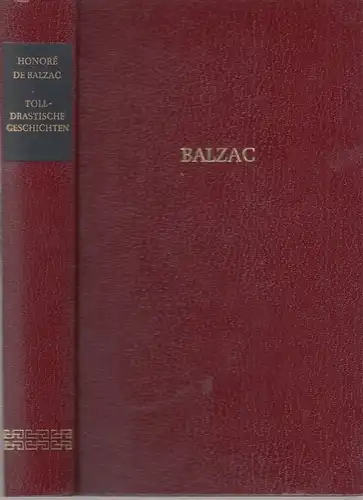 Buch: Tolldrastische Geschichten, Balzac, Honore de, Europäischer Buchklub