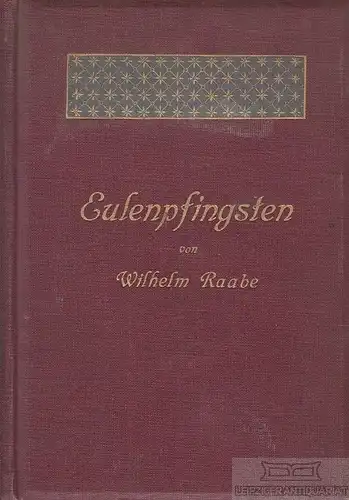 Buch: Eulenpfingsten, Raabe, Wilhelm, Verlag Hesse & Becker, gebraucht, gut