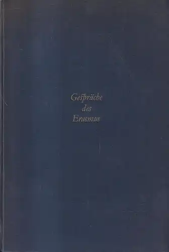 Gespräche Erasmus 1936 schwabe