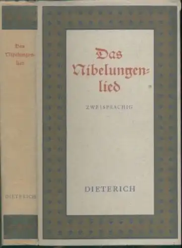 Sammlung Dieterich 250, Das Nibelungenlied, de Boor, Helmut. 1964, Zweisprachig