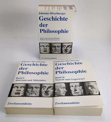 Buch: Geschichte der Philosophie. Johannes Hirschberger, Zweitausendeins, 2 Bde