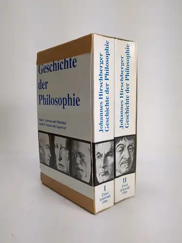 Buch: Geschichte der Philosophie. Johannes Hirschberger, Zweitausendeins, 2 Bde