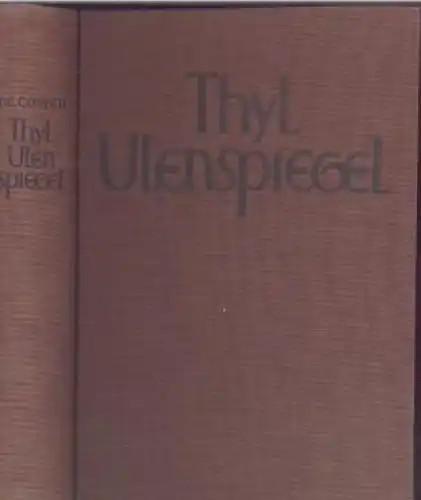 Buch: Thyl Ulenspiegel, Coster, Charles de. 1929, Büchergilde Gutenberg