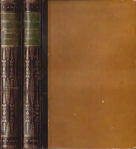 Buch: Die verlorene Handschrift. Freytag, Gustav, 2 Bände, 1916, S. Hirzel
