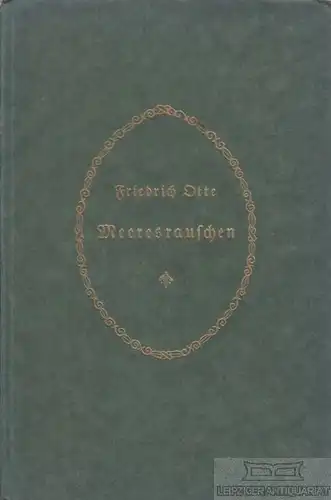 Buch: Meeresrauschen, Otte, Friedrich. 1914, Karl Villaret, Dichtungen