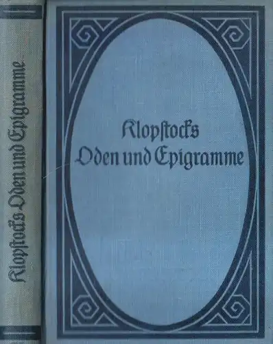 Buch: F. G. Klopstock's Oden und Epigramme, Friedrich Gottlieb Klopstock, Reclam