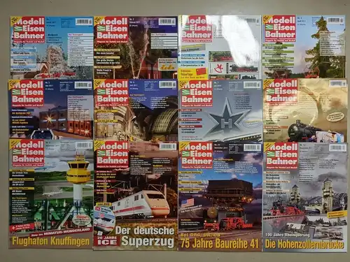 Modelleisenbahner 2011, Heft 1-12, Verlagsgruppe Bahn, Zeitschrift, Modellbau