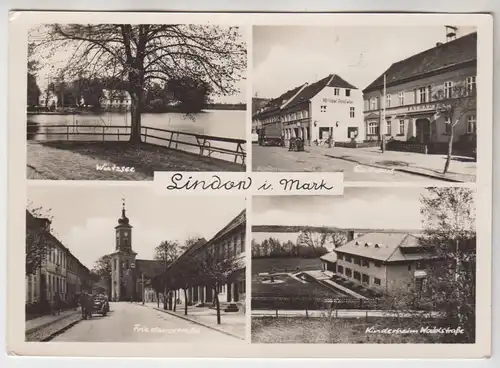 AK Lindau i. Mark, ca. 1965, Rotophot, gelaufen, gebraucht gut