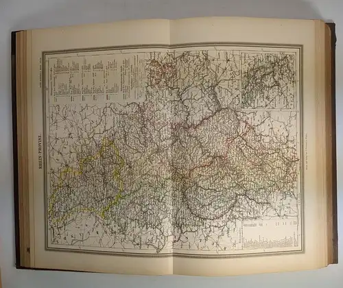 Buch: Sohr-Berghaus Hand-Atlas über alle Theile der Erde, 1888, C. Flemming, gut
