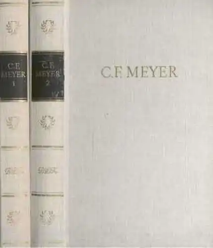 Buch: C. F. Meyers Werke in zwei Bänden, Meyer, Conrad Ferdinand. 2 Bände, 1978