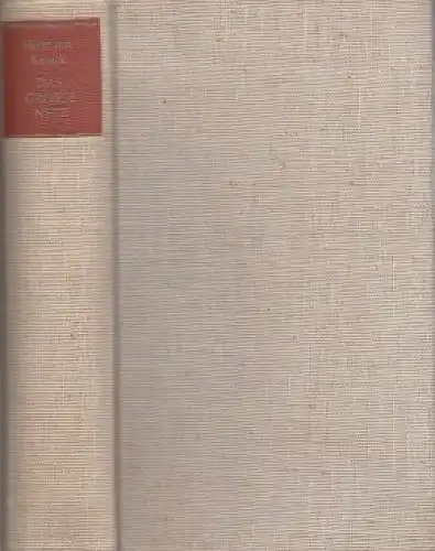 Buch: Das grosse Netz, Kasack, Hermann. 1952, Suhrkamp Verlag, Roman