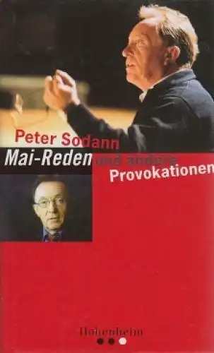Buch: Mai-Reden und andere Provokationen, Sodann, Peter. 2003, Hohenheim Verlag