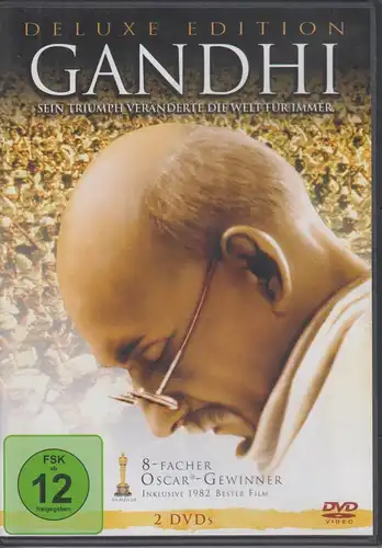 DVD: Gandhi. 2009, Ben Kingsley, 2 DVDs, gebraucht, gut