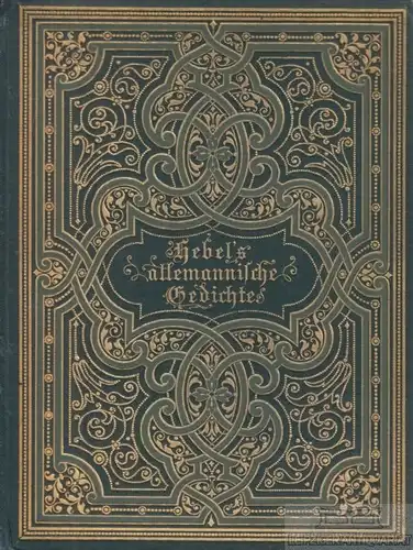 Buch: J.P. Hebel´s allemannische Gedichte für Freunde ländlicher Natur... Hebel