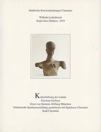 Buch: Wilhelm Lehmbruck. Kopf eines Denkers, 1918, Juppe, Gabriele, 1997