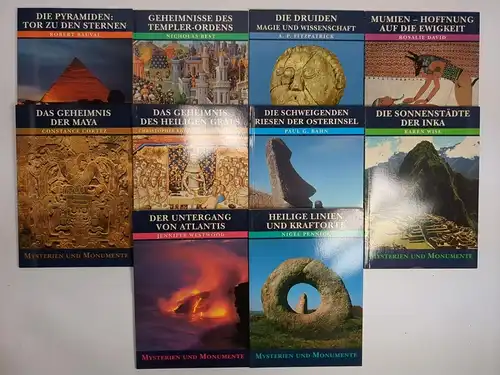 10 Hefte Mysterien und Monumente: Maya, Inka, Pyramiden, Atlantis, Druiden ...
