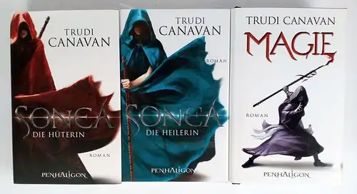 3 Bücher Trudi Canavan: Die Saga von Sonea 1+2 & Magie, 3 Bände, Penhaligon