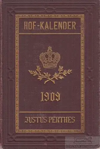 Buch: Gothaischer Genealogischer Hofkalender nebst diplomatisch-...Hof-Kalender