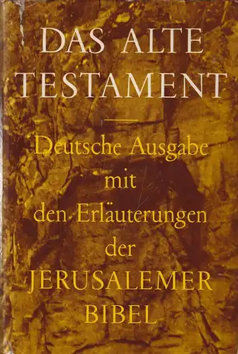 Biblia: Das Alte Testament, Arenhoevel / Deissler, 1980, St. Benno Verlag