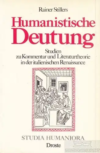 Buch: Humanistische Deutung, Stillers, Rainer. Studia humaniora, 1988