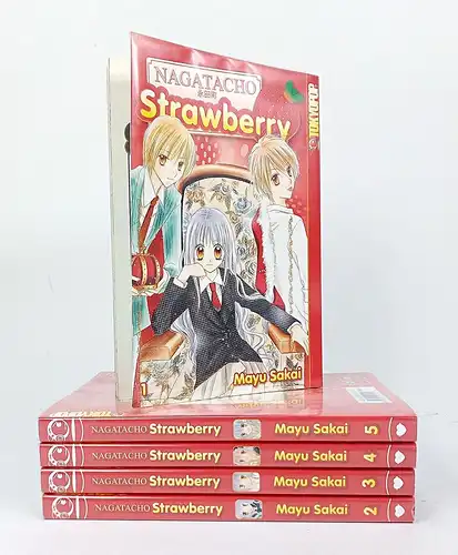 5 Mangas: Nagatacho Strawberry Nr. 1-5, Sakai, Mayu, 2010 ff., Tokyopop, Manga