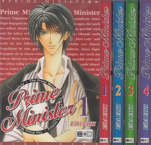 4 Mangas: Prime Minister Nr. 1-4, Eiki Eiki, 2007 ff., Egmont Manga & Anime