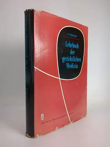 Buch: Lehrbuch der gerichtlichen Medizin, O. Prokop, 1960, Volk und Gesundheit