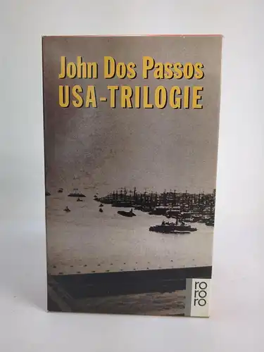 Buch: USA-Trilogie, Dos Passos, John. 3 Bände, rororo, 1996, gebraucht, sehr gut