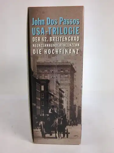 Buch: USA-Trilogie, Dos Passos, John. 3 Bände, rororo, 1996, gebraucht, sehr gut