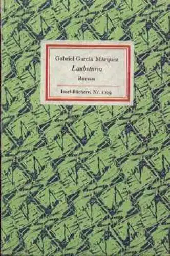 Insel-Bücherei 1029, Laubsturm, Garcia Marquez, Gabriel. 1978, Insel-Verlag