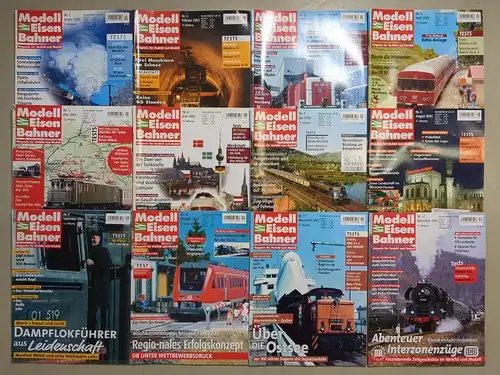 Modelleisenbahner 2003, Heft 1-12, Verlagsgruppe Bahn, Zeitschrift, Modellbau