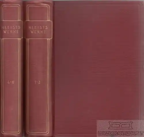 Buch: Heinrich v. Kleists Werke in sechs Teilen, Kleist, Heinrich von