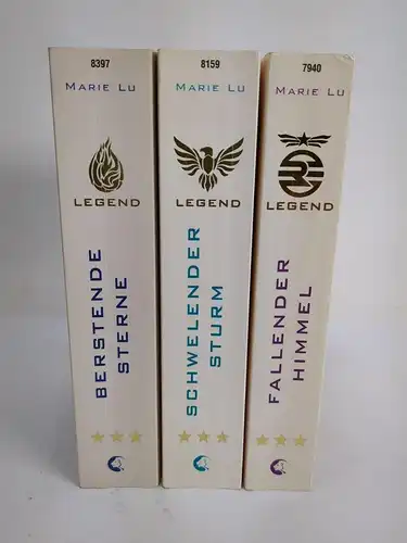 Buch: Legend-Trilogie, Marie Lu - Himmel, Sturm, Sterne. Loewe Verlag, 3 Bände