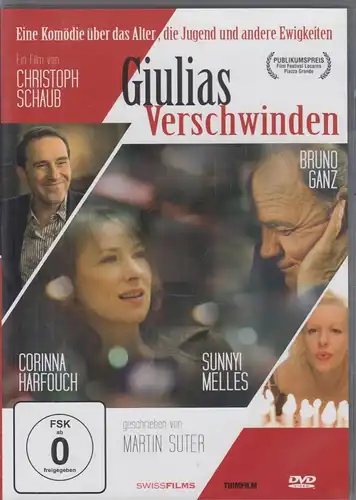 DVD: Giulias Verschwinden. Christoph Schaub, Bruno Ganz, Corinna Harfouch u.a.