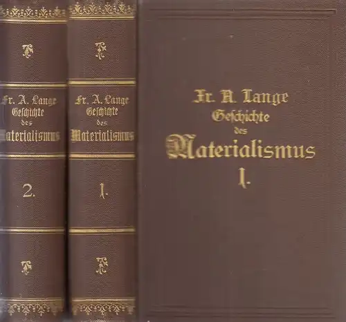 Buch: Geschichte des Materialismus, Lange, Friedrich Albert, Reclam, 2 Bände