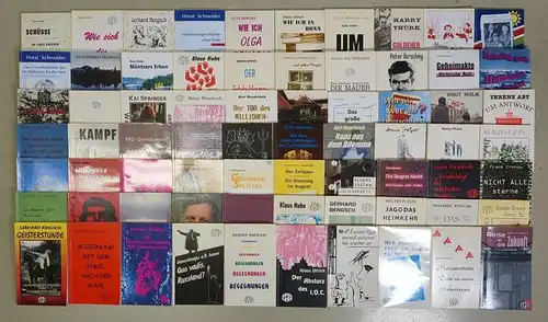 70 Bücher Spotless, DDR, Ostdeutschland,  Stasi, Klaus Huhn u.a., 70 Bände