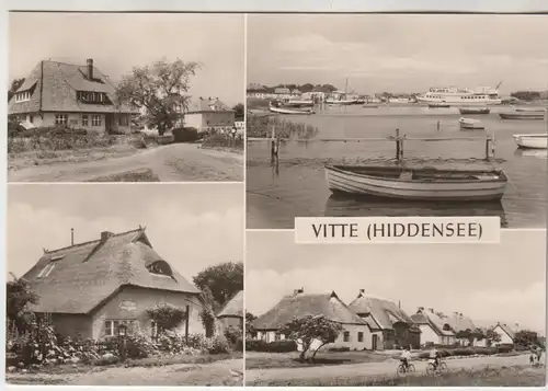 AK Vitte (Hiddensee), ca. 1981, Bild und Heimat, ungelaufen, gebraucht gut