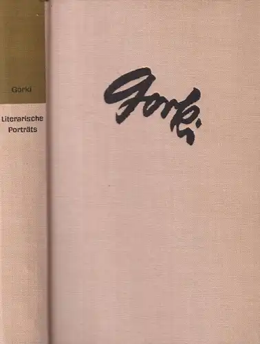 Buch: Literarische Porträts, Gorki, Maxim. 1966, Aufbau, Gesammelte Werke