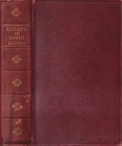 Buch: Essays Moral, Political an Literary, David Hume, 1904, Henry Frowde