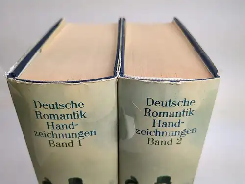 Buch: Deutsche Romantik Handzeichnungen, 2 Bände, Marianne Bernhard, 1975